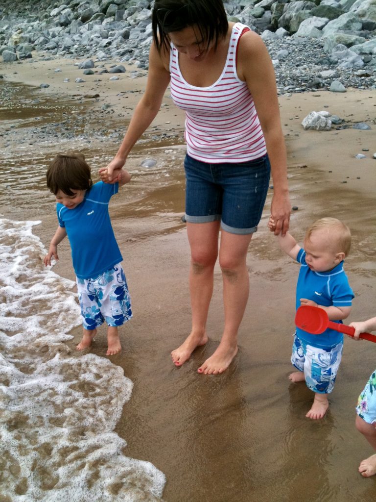 Beach Day with my boys - There were many moments when it was just the three of us, figuring life out together one day at a time.